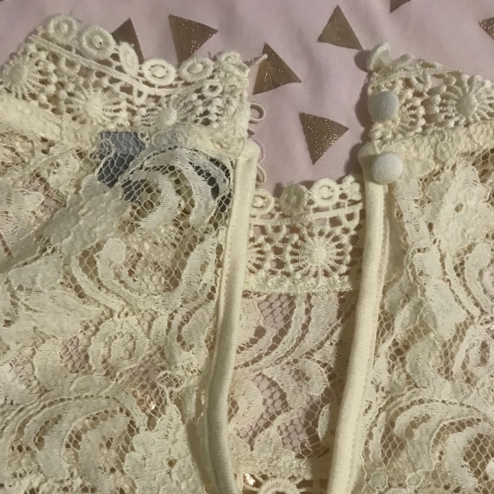 ASOS Size 0 Dress (Creme)